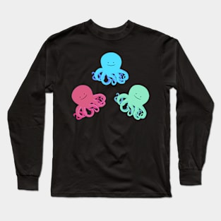 Coloured Octopus Long Sleeve T-Shirt